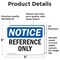 Signmission Reference Only, 5 in W x Rectangle, Vinyl Decal OS-2PACK-NS-D-35-L-18014 - alternate 6